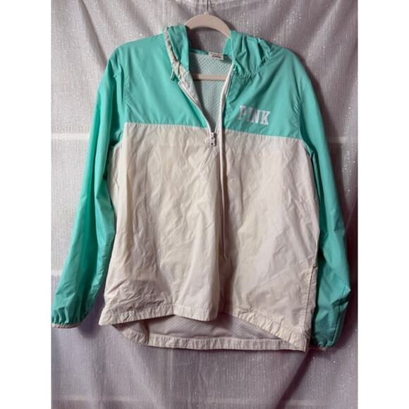 VICTORIA'S SECRET PINK WINDBREAKER SIZE XSMALL - Picture 1 of 4